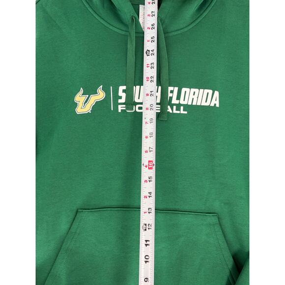 Men's adidas Green South Florida Bulls Fashion Pullover Hoodie Size XL NWT - Picture 4 of 16